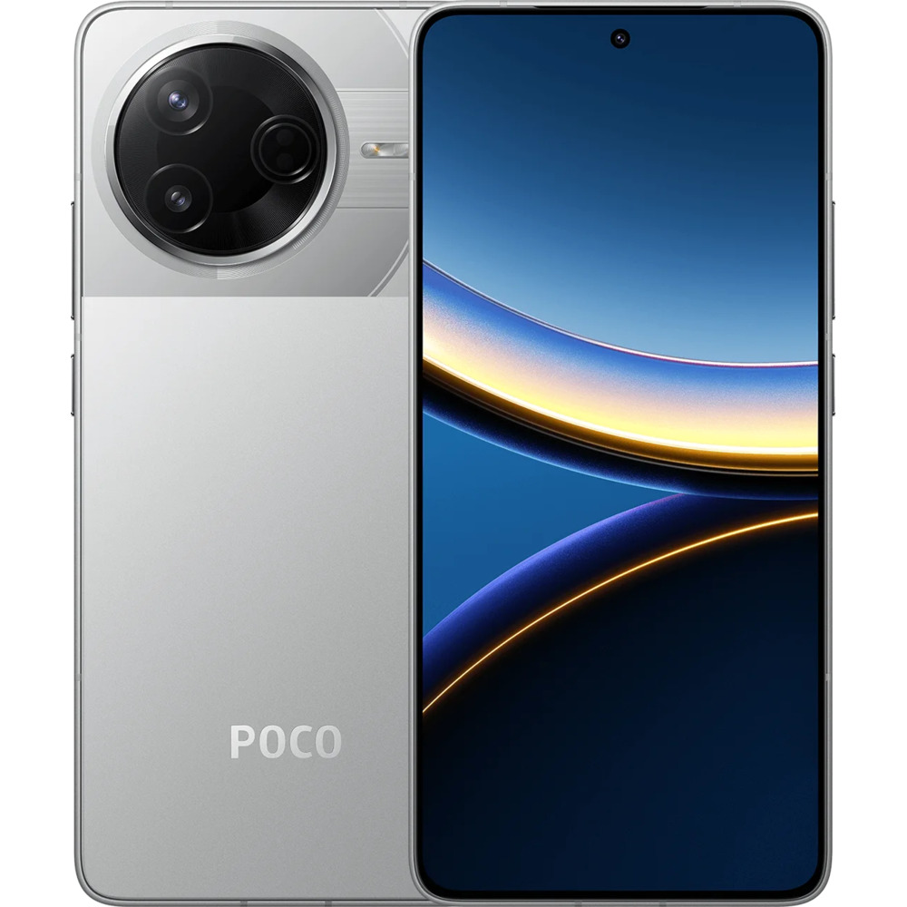 Смартфон Poco F7 Pro 12/512 ГБ серебристый купить по цене от 44